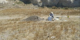 کاوش باستان‌شناسی در تپه تاریخی بریس شهرستان نمین